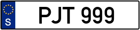 Truck License Plate